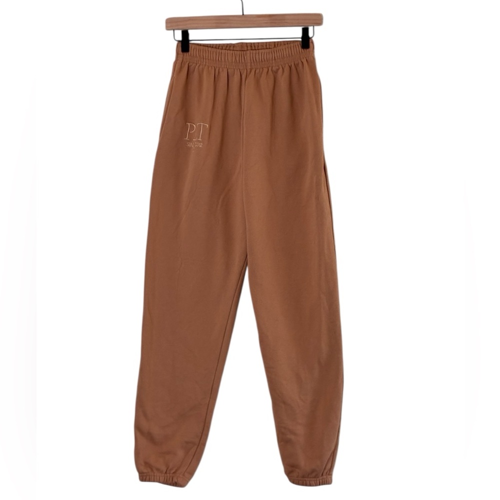 Pretty Little Thing | Like new high waist comfy tan joggers sweatpants